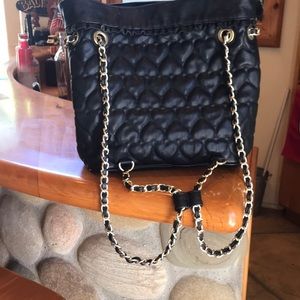 Betsey Johnson Bucket Purse/Backpack